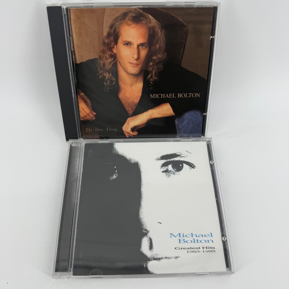 Michael Bolton CD Lot The One Thing & Greatest Hits 1985-1995 90s Bundle Pop